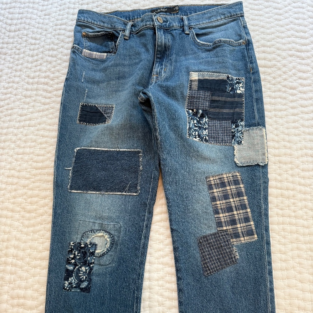Ralph Lauren patch jeans
